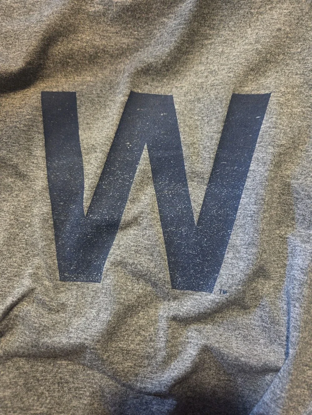 New Era Men's Gray Crewneck Sweater with White Embroidered Logo